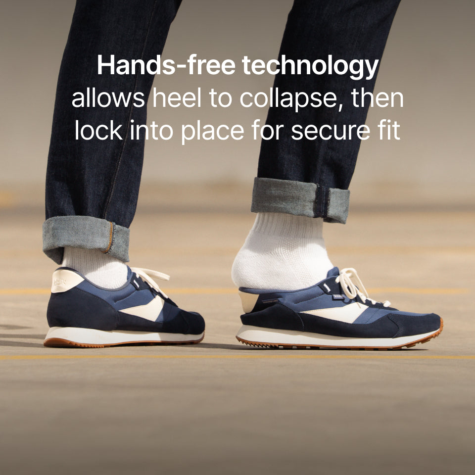 Shades of Blue Hands-Free Shoes