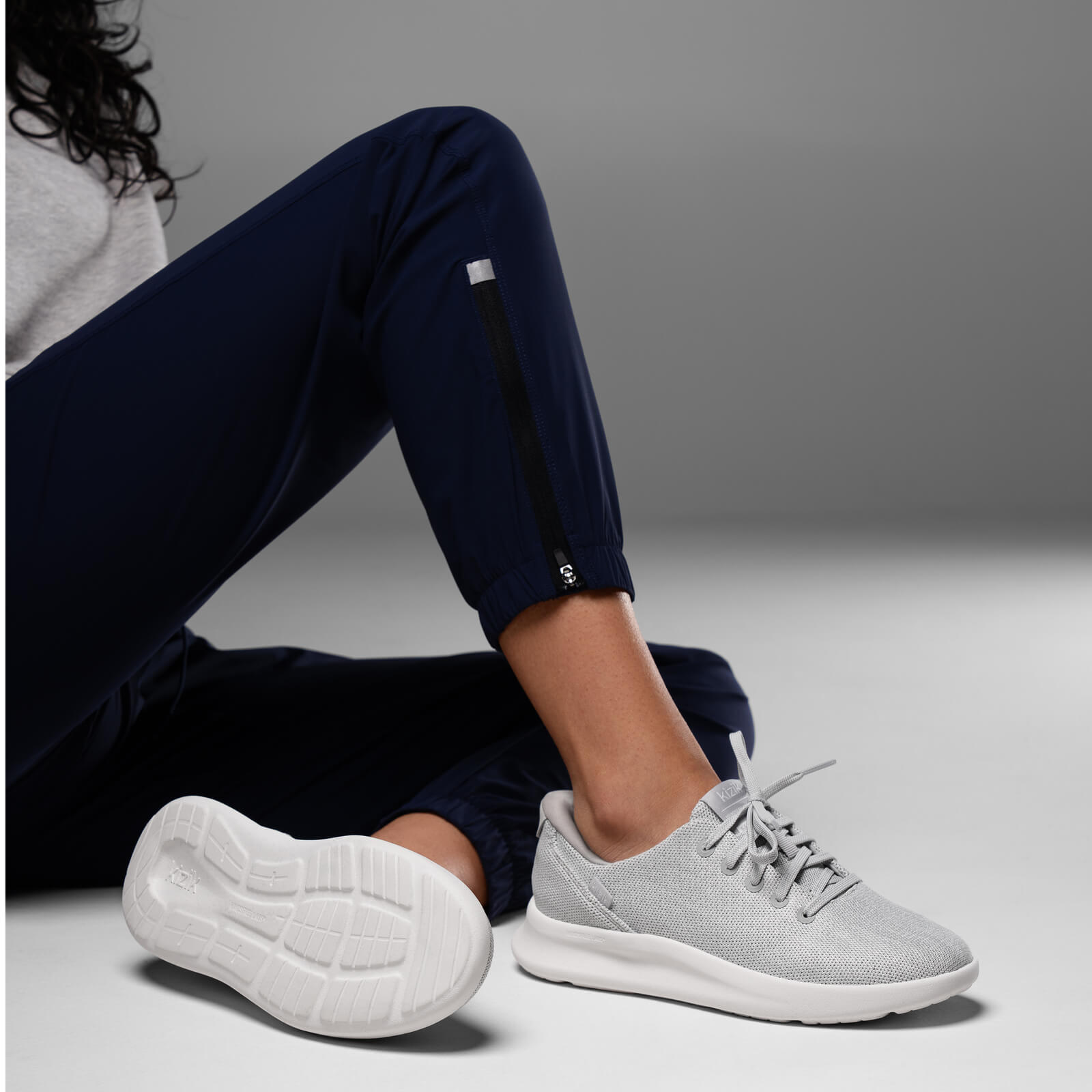 Women's Hands-Free Gray Shoes
