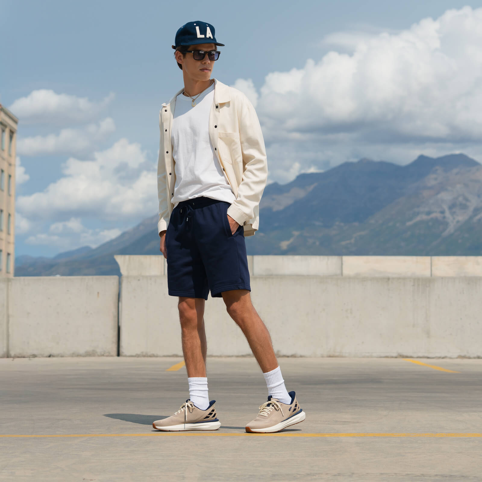 Men's Athens 2 - Doeskin/Naval Academy