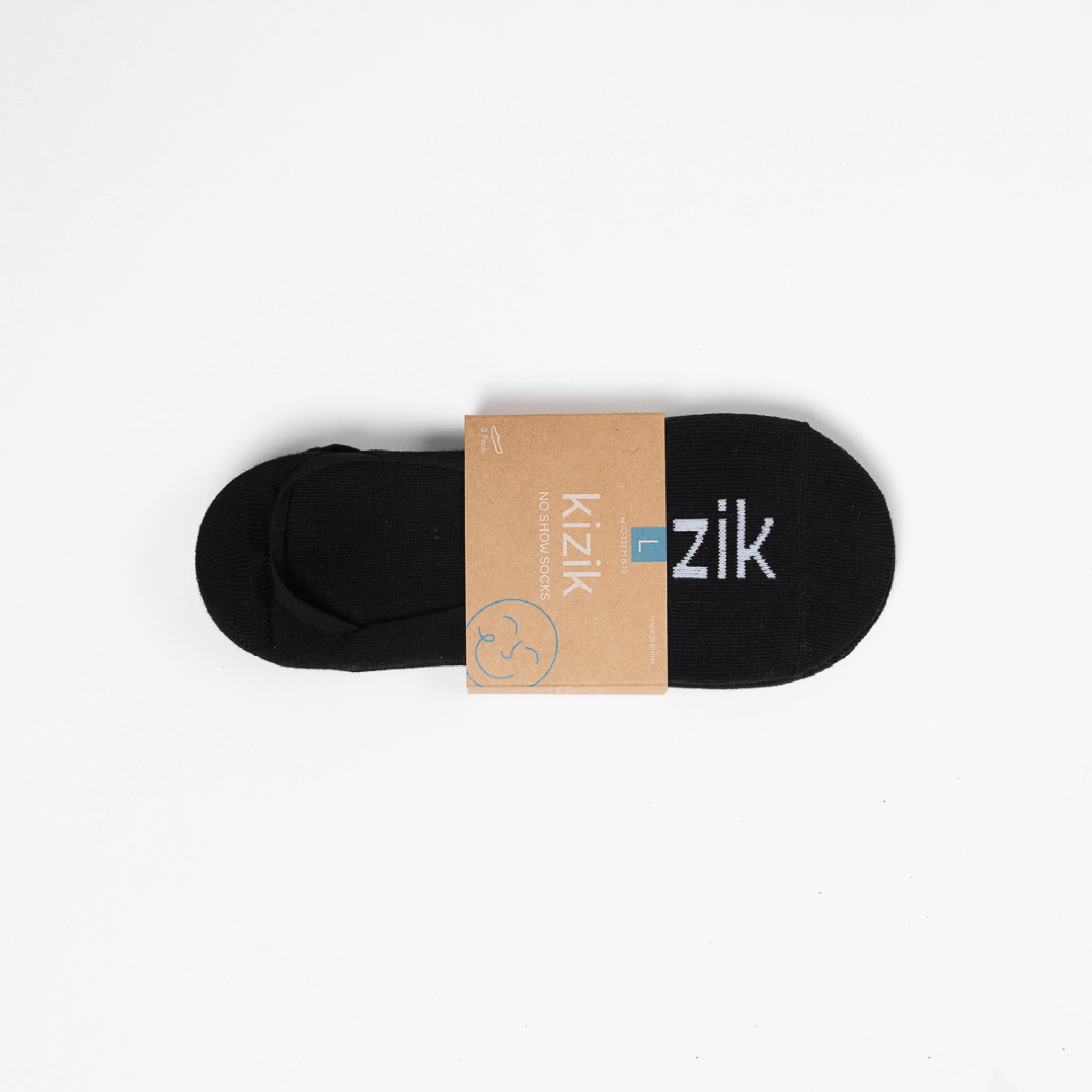 Kizik No Show Socks - Black