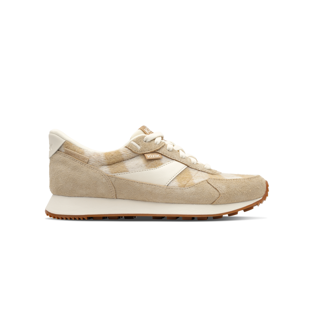 Women's Siena - Tan Suede Plaid