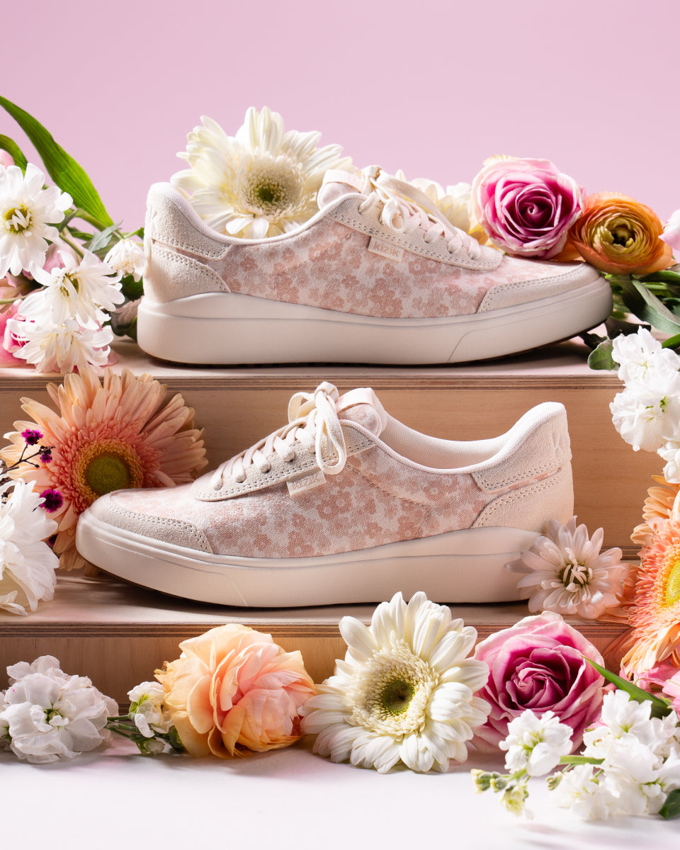 Hands-Free Floral Print Shoes