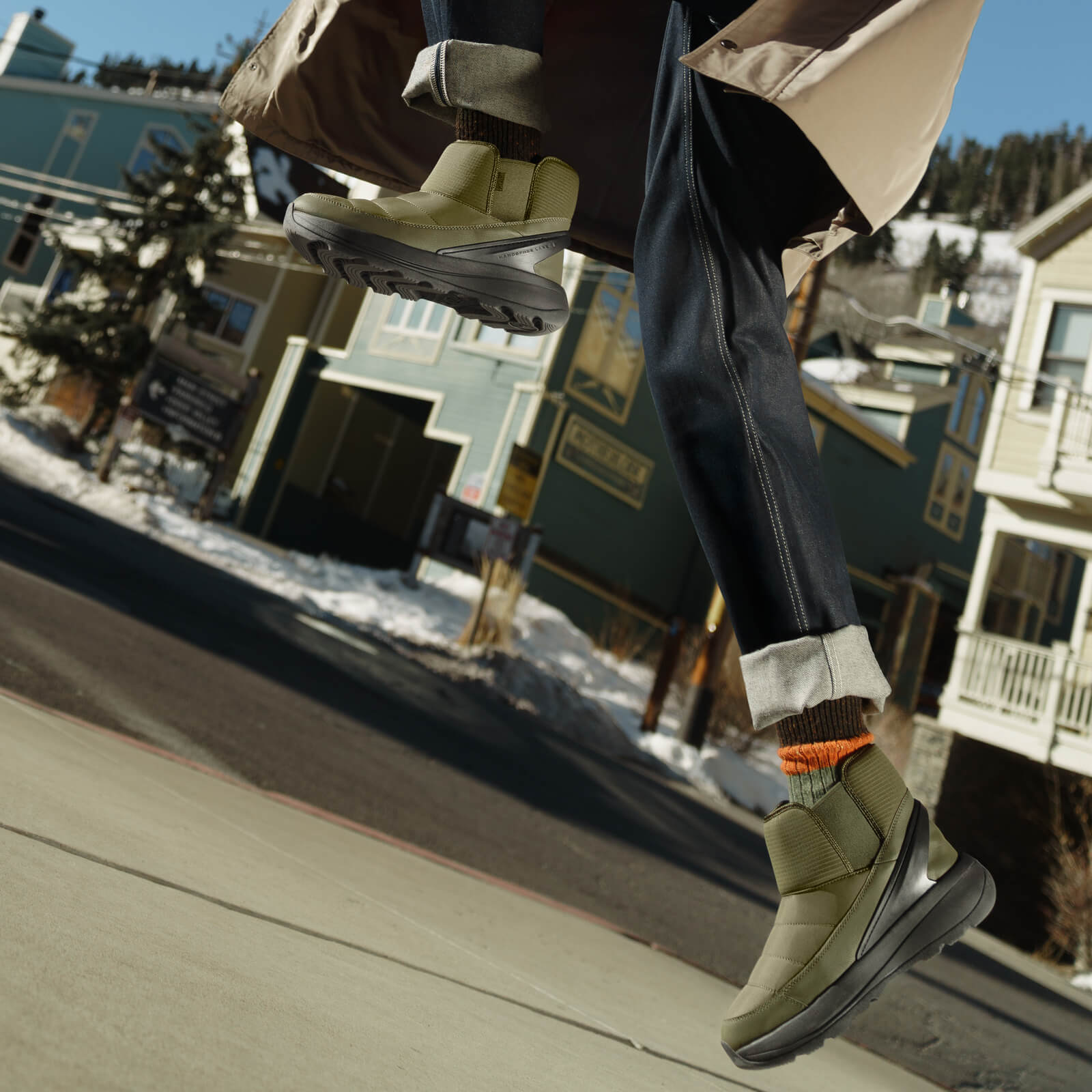 Men's Juno Low Dark Olive/Black