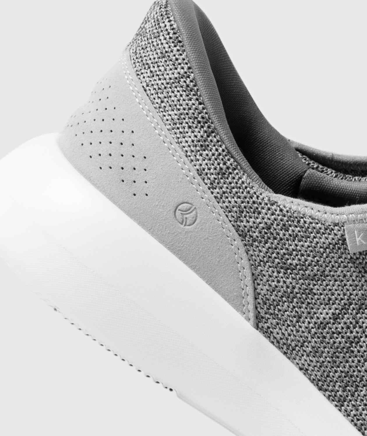 Women's Knit Sneakers: Madrid Eco Knit in Grey | Kizik