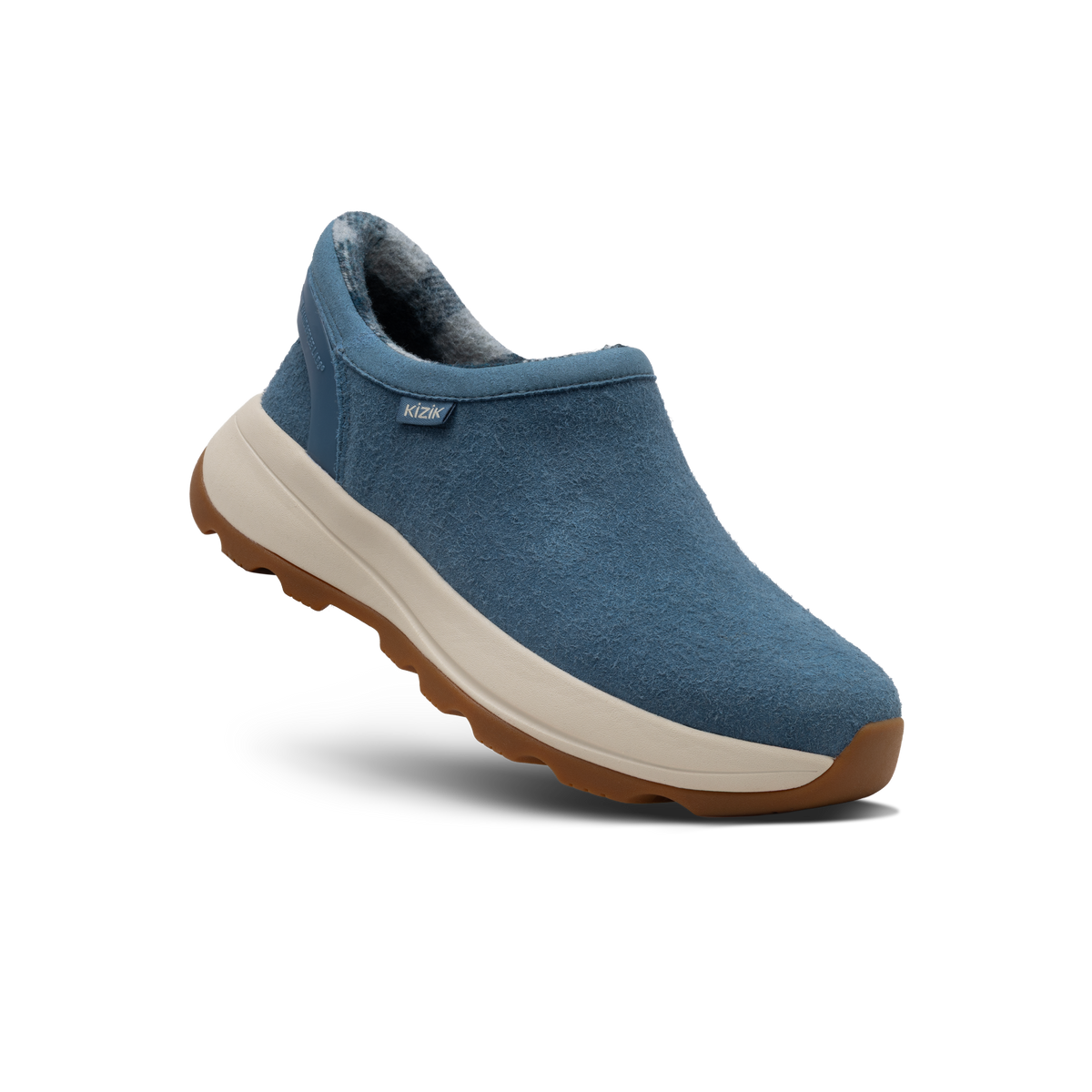 Women's Juno 2 Moc - Blue Suede Plaid